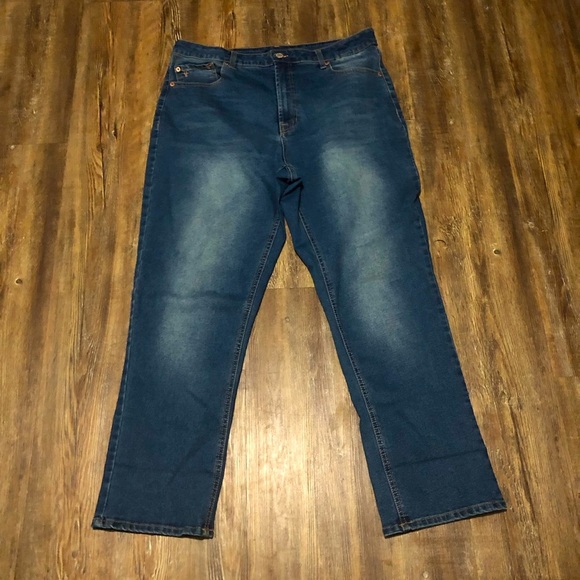 Frye Straight Leg Jeans Women's 12/31 Dark Wash Stretch Denim - Picture 1 of 7